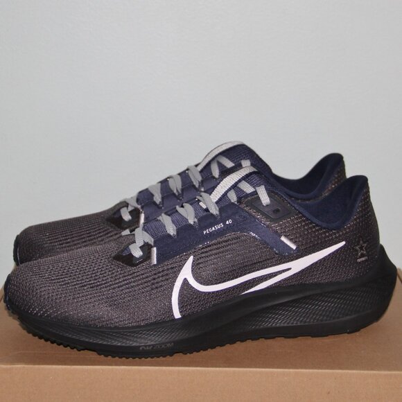 Nike Air Zoom Pegasus 40 Dallas Cowboys Running Shoes Mens 7 8 8.5 - Picture 2 of 8